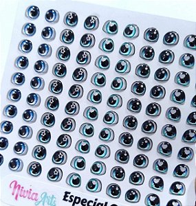 Olho resinado Nivia Art's Especial 02 GG -- 24 Pares