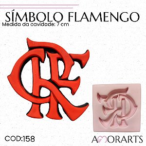 Molde de silicone Símbolo Flamengo --CÓD 158