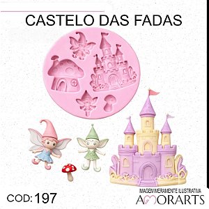 Molde de silicone Castelo das Fadas -- CÓD 197