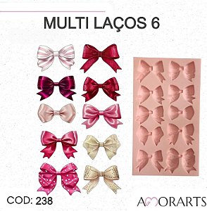 Molde de silicone Multi Laços 6 -- CÓD 238