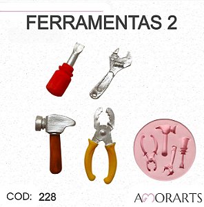 Molde de silicone Ferramentas 2 --CÓD 228