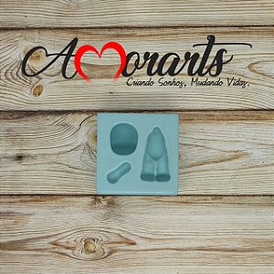 Molde Coleção Boneco em Pé P