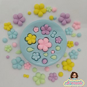 Molde Flores para Apliques--CÓD 217