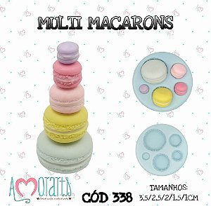 Molde  Multi Macarons--CÓD 338