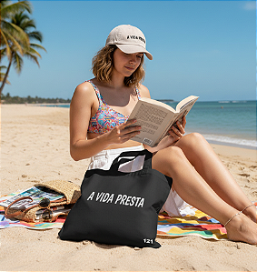 Kit Eco Bag e Boné "A Vida Presta"
