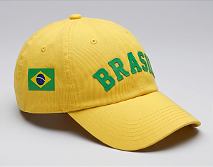 Boné Brasil Copa 2026 Dad Hat Brasil Amarelo