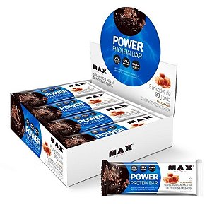 Power Protein Bar (Caixa c/ 8un de 90g) Max Titanium