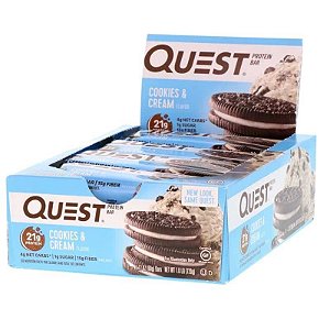 Quest Protein Bar (Caixa c/ 12uni de 60g)  Quest Nutrition