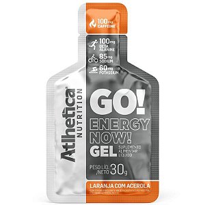 GO! Energy Now Gel (10 sachês de 30g) Atlhetica Nutrition
