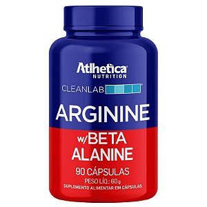 Arginina + Beta Alanina CleanLab (90 Caps) Atlhetica Nutrition
