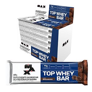 Top Whey Bar (Caixa c/ 12un de 41g) Max Titanium