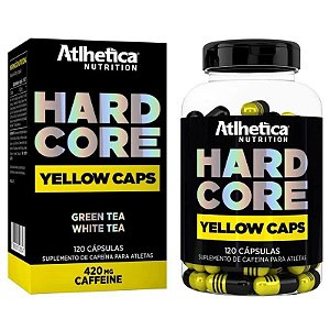 Hardcore  Yellow Caps 420mg Cafeína (120 Caps) Atlhetica Nutrition