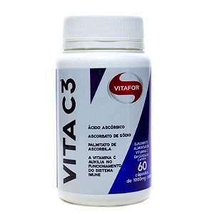 Vitamina C 1000mg (120 Caps) Vitafor