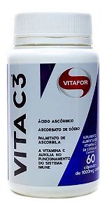 Vitamina C Vita C3 1000mg (60 caps) Vitafor