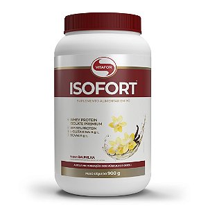 Whey Protein Isolado Premium Isofort (900g) Vitafor