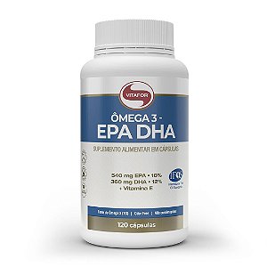 Omega 3  EPA 540mg + DHA 360mg (120 Caps) Vitafor