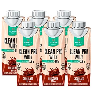 CleanPro Whey (Pack c/ 6un de 250ml) - Nutrify
