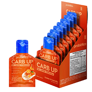 Carb Up Gel Super Fórmula (10 Sachês de 30g) Probiótica