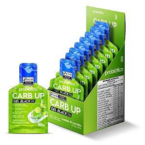 Carb Up Gel Black Cafeína (10 Sachês de 30g) Probiótica