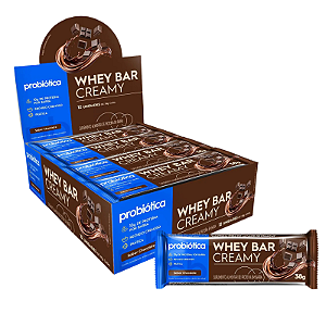 Barra De Proteína Whey Bar Creamy (Caixa c/ 12un de 38g) Probiótica