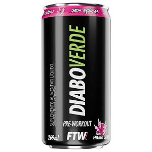 Energético Pre-Workout Diabo Verde (1un de 269ml) FTW