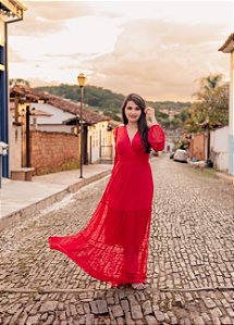 Vestido Longo - Elegância