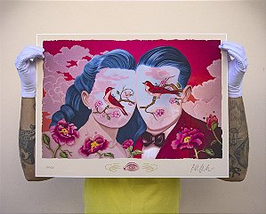 Gravura "Love is in the Air"