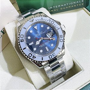 Relógio masculino linha Premium modelo Yacht-Master automático Pulseira de aço inoxidável oyster 904L a prova d’água 40m