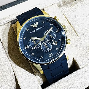 Relógio masculino linha Premium modelo Armani AR 5890 Pulseira de aço inoxidável a prova d’água 40m