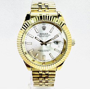 Relógio masculino linha master modelo Datejust Pulseira de aço inoxidável Jubileu a prova d’água 20m
