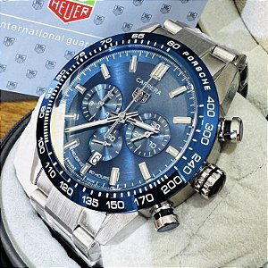 Relógio masculino linha Premium modelo Tag Carrera Fórmula 1 Pulseira de aço inoxidável a prova d’água 40m