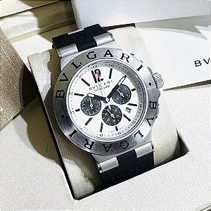 Relógio masculino Bvlgari Aluminium Resistente 5 ATM