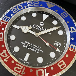 Relógio Parede Premium Rolex Gmt-master II Pepsi