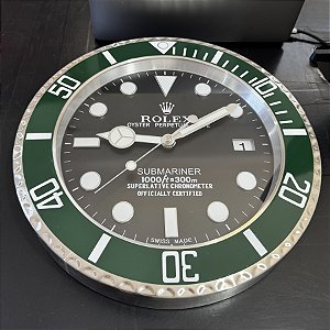 Relógio Parede Premium Rolex Submariner Starbucks