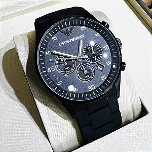 Relógio masculino linha Premium modelo Armani AR 5890 Pulseira de aço inoxidável a prova d’água 40m