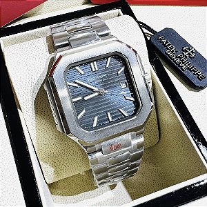 Relógio masculino linha Premium Patek Cubitus automático Pulseira de Aço inoxidável 904l a prova d’água 40m
