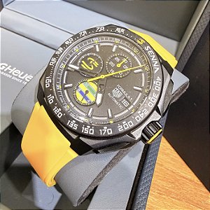 Tag Heuer Fórmula 1 Chronograph x Sennna edição especial Ref. CBZ2081.FT8092