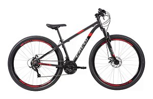 Bicicleta CALOI Supra 29 Aro 29 21 V Preto - Tam. 17