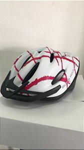 Capacete de Ciclismo WINNER BM Branco/Rosa