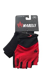 Luva MARELLI Recorte c/ Velcro Vermelho - Tam. M