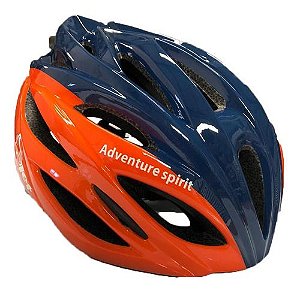 Capacete JET Hornet Azul Escuro/ Laranja - Tamanho Único (56-60)