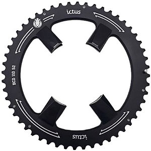 Coroa ICTUS Index. BCD110-A 105 5800 52T 4F Black