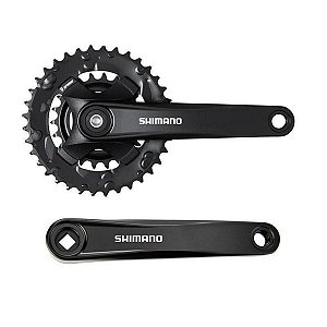 Pedivela SHIMANO Aluminio 22/36T 170MM MT-210 Preto