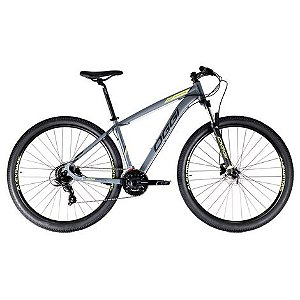 Bicicleta OGGI 29 Hacker HDS 24V Cinza/Verde - TAM.17