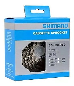 CASSETE SHIMANO 9V CS-HG400 11/34D