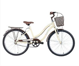 Bicicleta MOBELE Petit 24 Bege com Marrom
