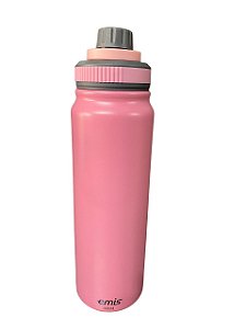 Garrafa EMIS Rosa/Cinza 800ml
