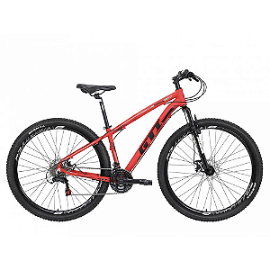 Bicicleta GTI Roma Preto/Vermelho 21v Tam. 19