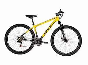 Bicicleta GTI Roma Amarelo/Preto 21v Tam. 15