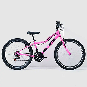 Bicicleta GTI Aro 24 Rosa